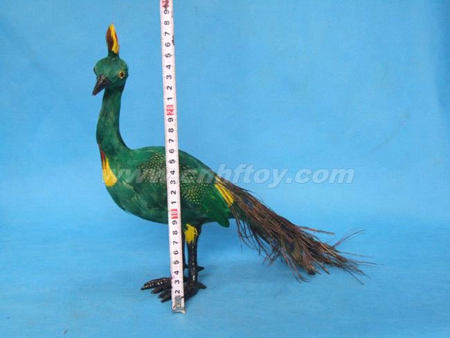 皮毛玩具孔雀：Q09菏泽恒方皮毛工艺品有限公司