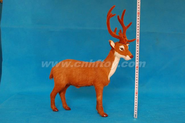 皮毛玩具鹿：L254菏泽恒方皮毛工艺品有限公司