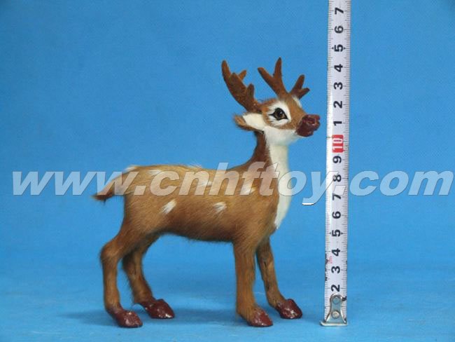 皮毛玩具鹿：L256菏泽恒方皮毛工艺品有限公司