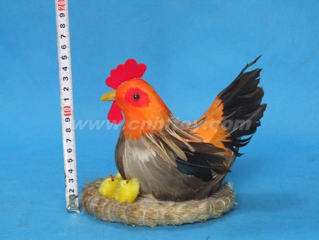 皮毛玩具鸡：J042菏泽恒方皮毛工艺品有限公司