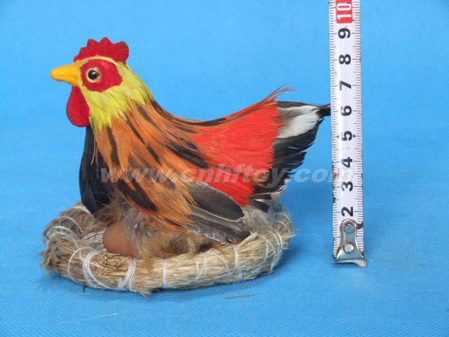 皮毛玩具鸡：J043菏泽恒方皮毛工艺品有限公司