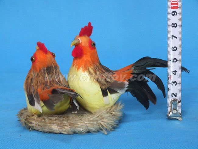 皮毛玩具鸡：J054菏泽恒方皮毛工艺品有限公司